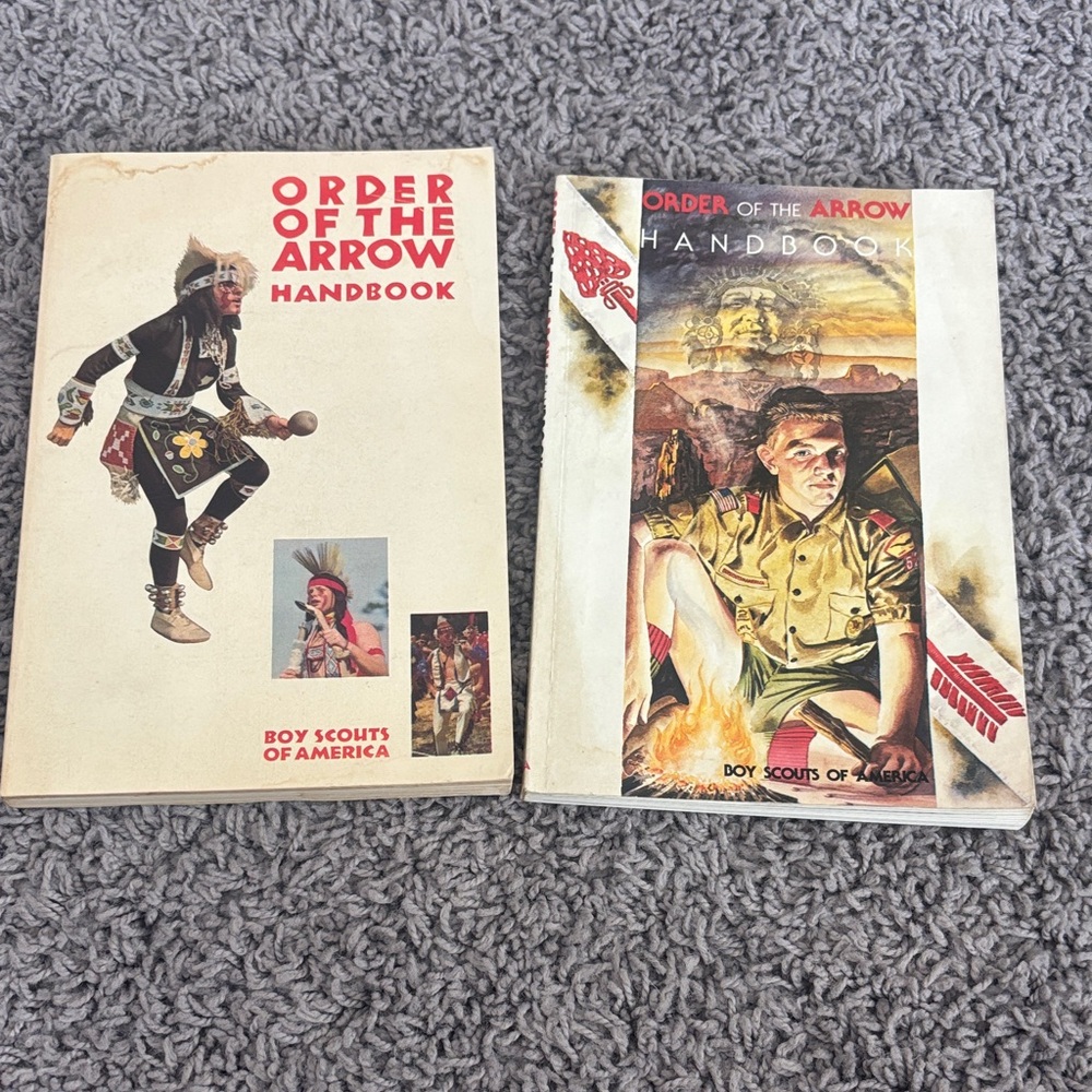 Order of the Arrow Handbook - Boy Scouts of America - set of 2